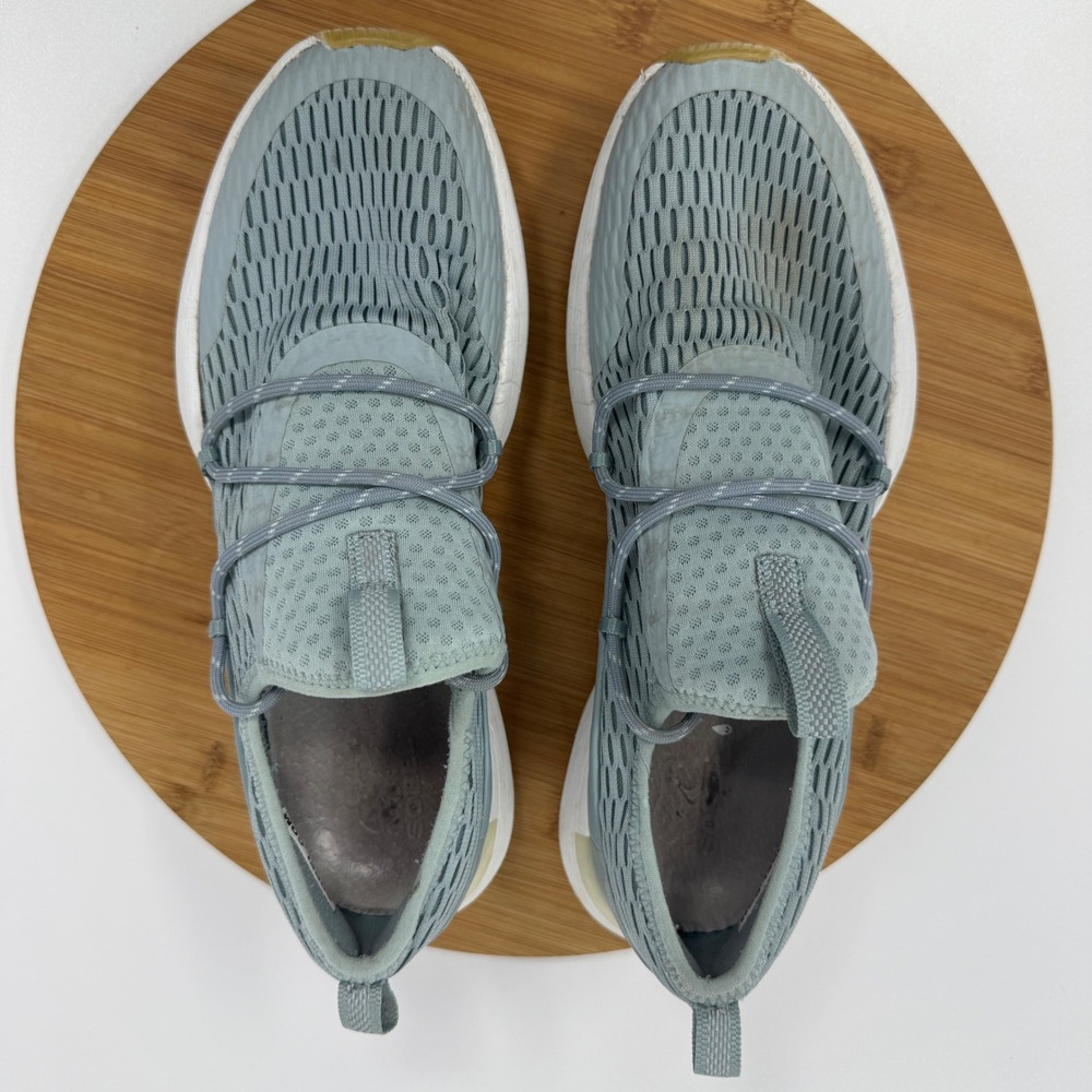 Sorel Kinetic Impact Lace Sneakers Blue Mesh Leather NL4694-461 Womens 7.5 - Picture 9 of 10